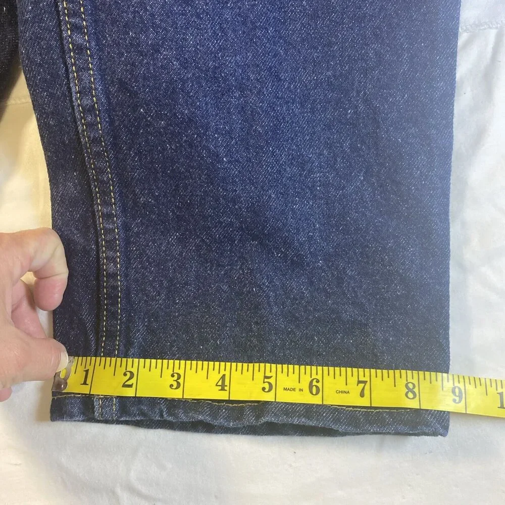LEVIS RED TAB 505 STRAIGHT LEG Jeans MEN’s 38 X 30 Dark Wash Classic‎ Western